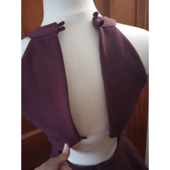 Keep sake Dress Burgundy Lined Adore You Mini Dress Size XS Originally $169 - Picture 10 of 15